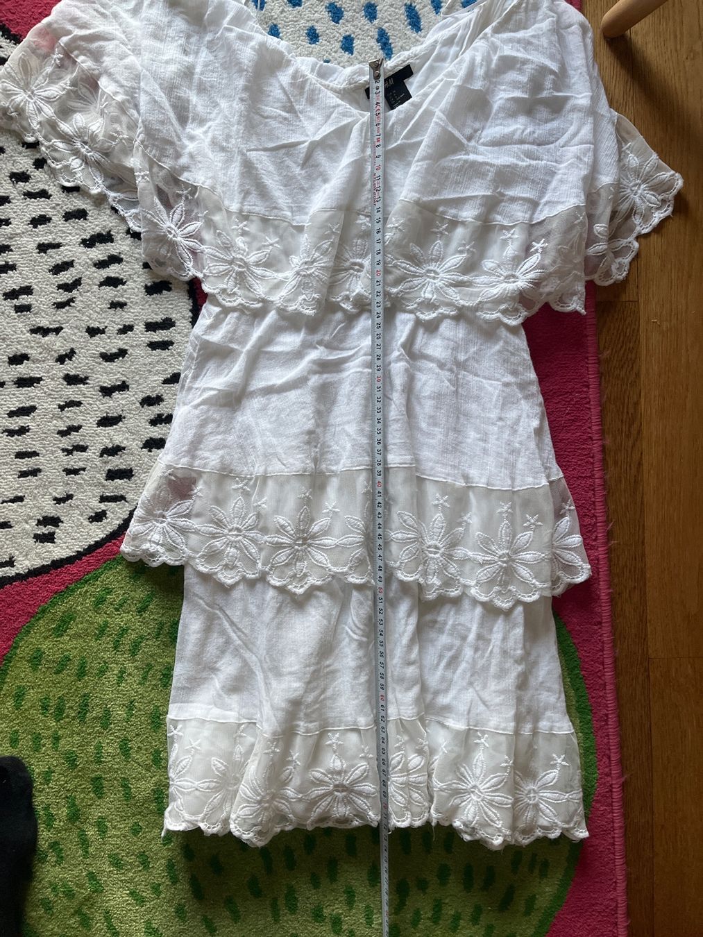 H&M Vestiti: Kleid, Weiss mit Spitze, 36, H&M – Usato da Solothurn venduto da Bobesch08 7