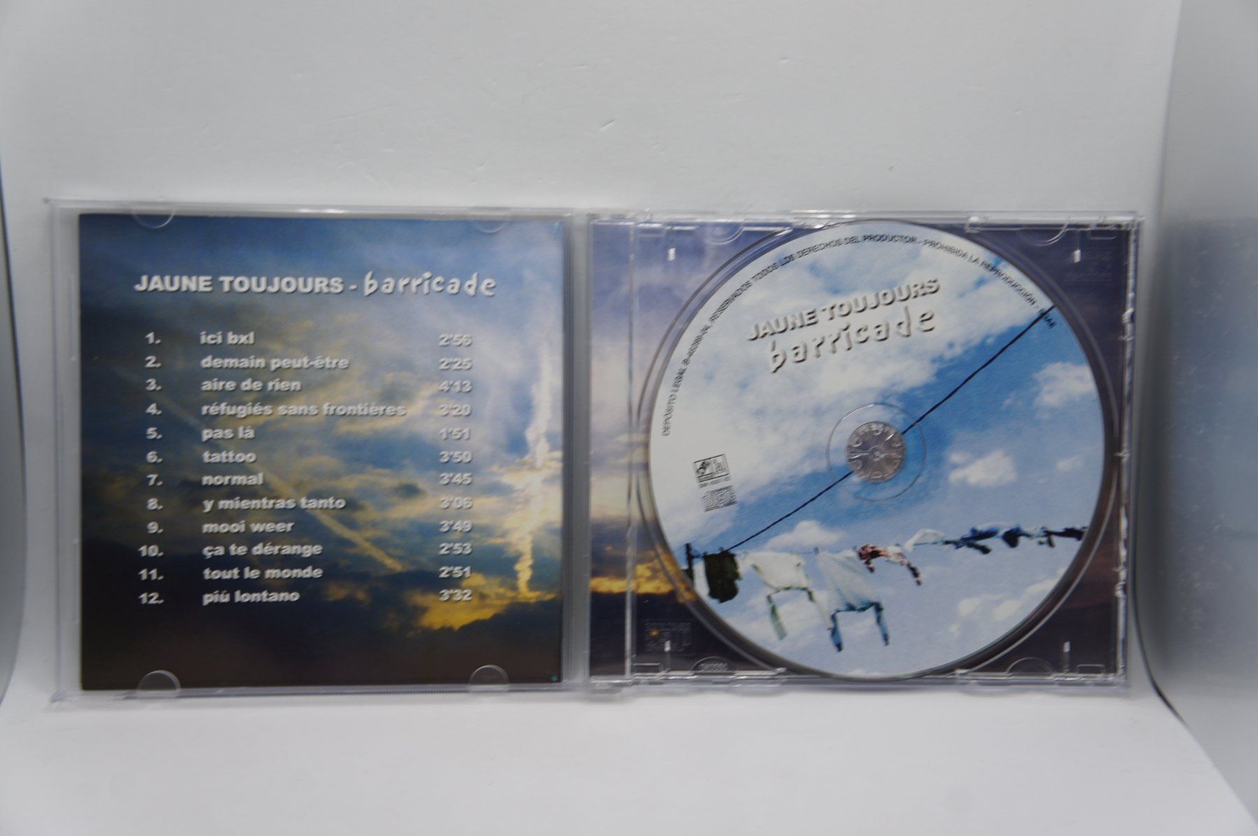 CD: CD Jaune Toujours – Barricade – Usato da Ernetschwil venduto da luisvonerni 2