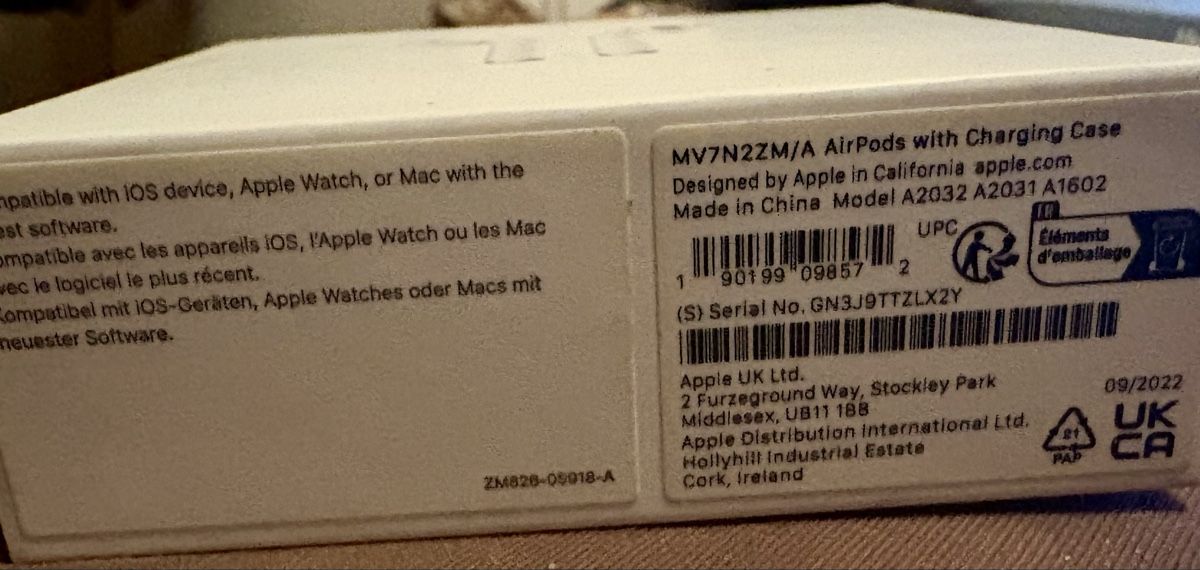 Apple Cuffie: Apple AirPods Original mit OVP  – Usato da Balsthal venduto da hammer008 4