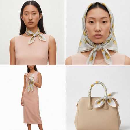Givenchy Tuch Floral 46x46 Vintage