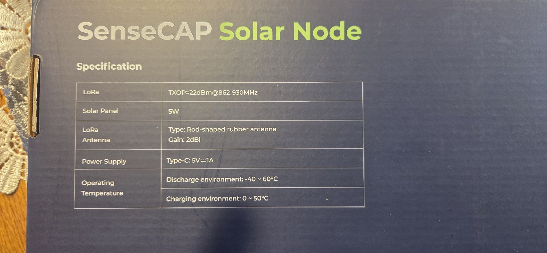 Radiocomunicazione: SenseCAP Solar Node – Nuovo (secondo la descrizione) da Holziken venduto da Baumannd 3