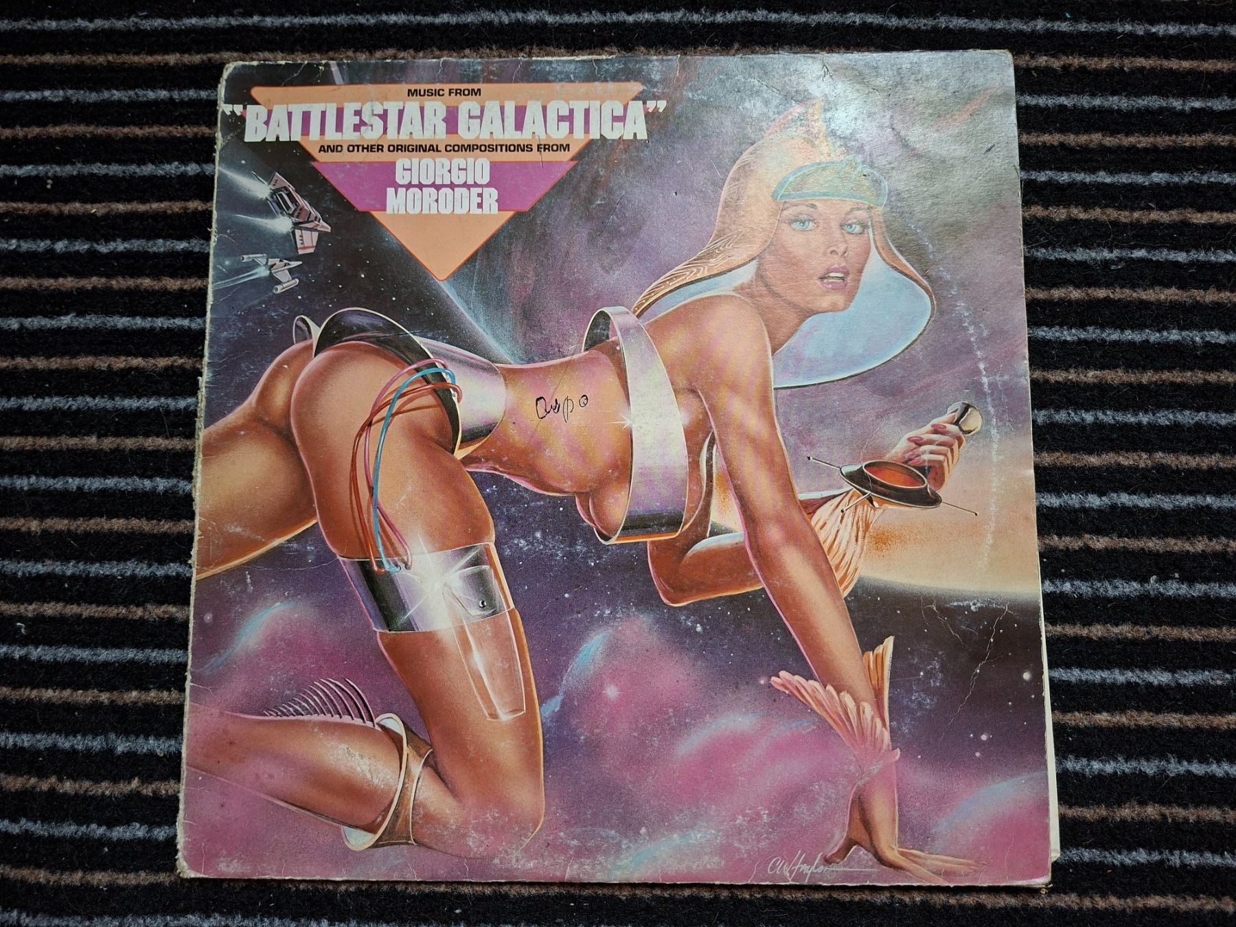 Vinyles: Battlestar Galactica Soundtrack LP Giorgio Moroder gebraucht – D'occasion à Burg AG par ..machine_rec..