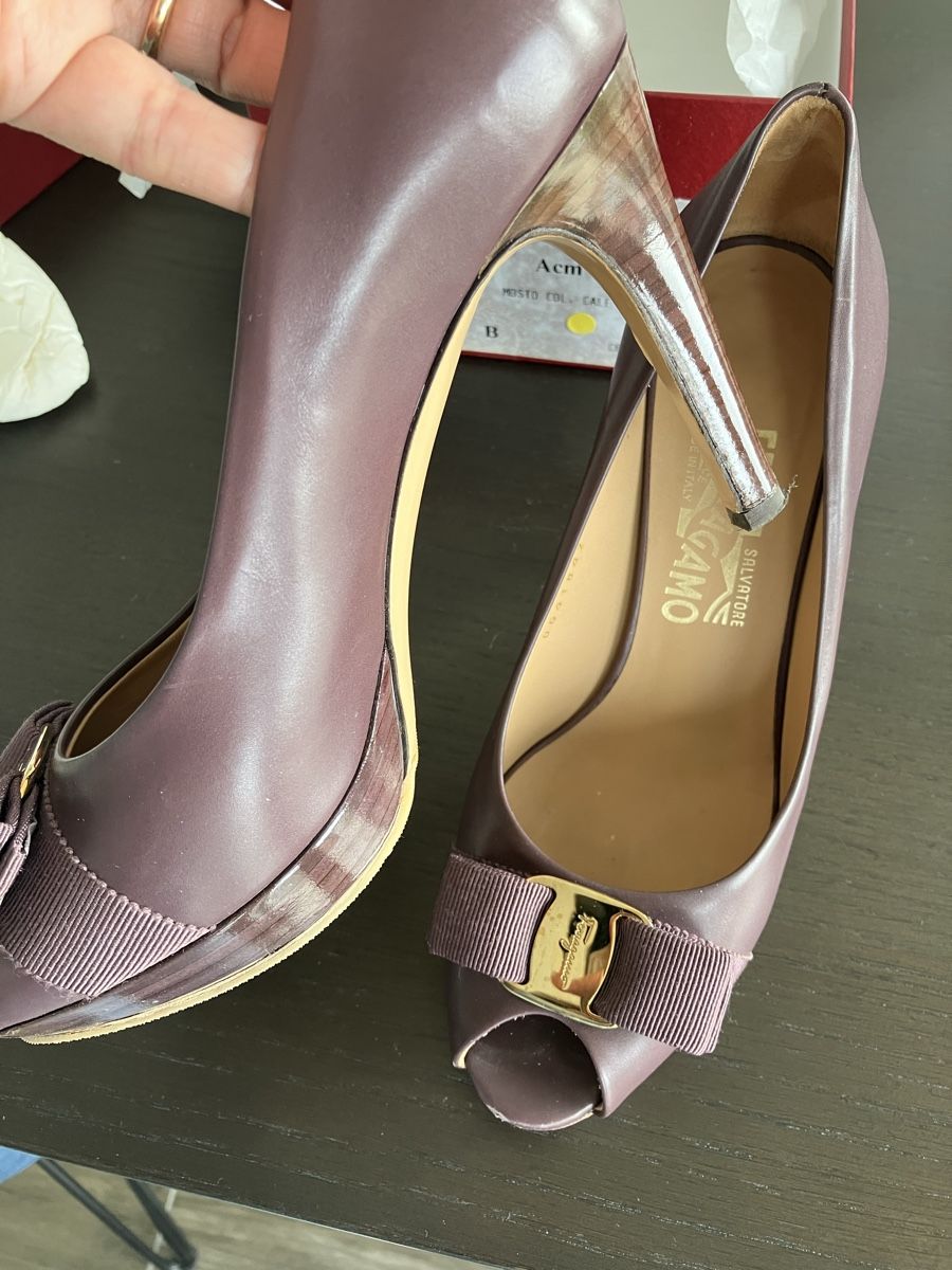 Salvatore Ferragamo Scarpe da donna: Ferragamo purple shoes – Usato da Dübendorf venduto da ful_572w 3