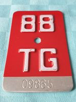 Velonummer TG 88