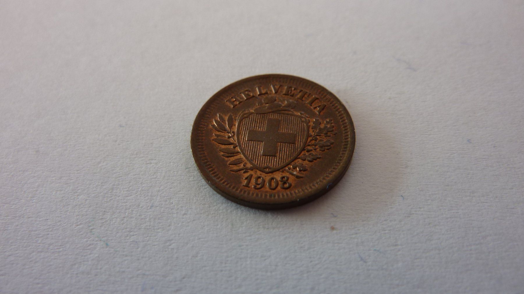 Toutes les monnaies: Uralter Einräppler 1908, unzirkuliert – Neuf (Voir description) à Birrwil par Schnaepli 1
