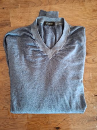 Cardigan Cruciani Kaschmir Seide 50 M Luxus Strickjacke NEU