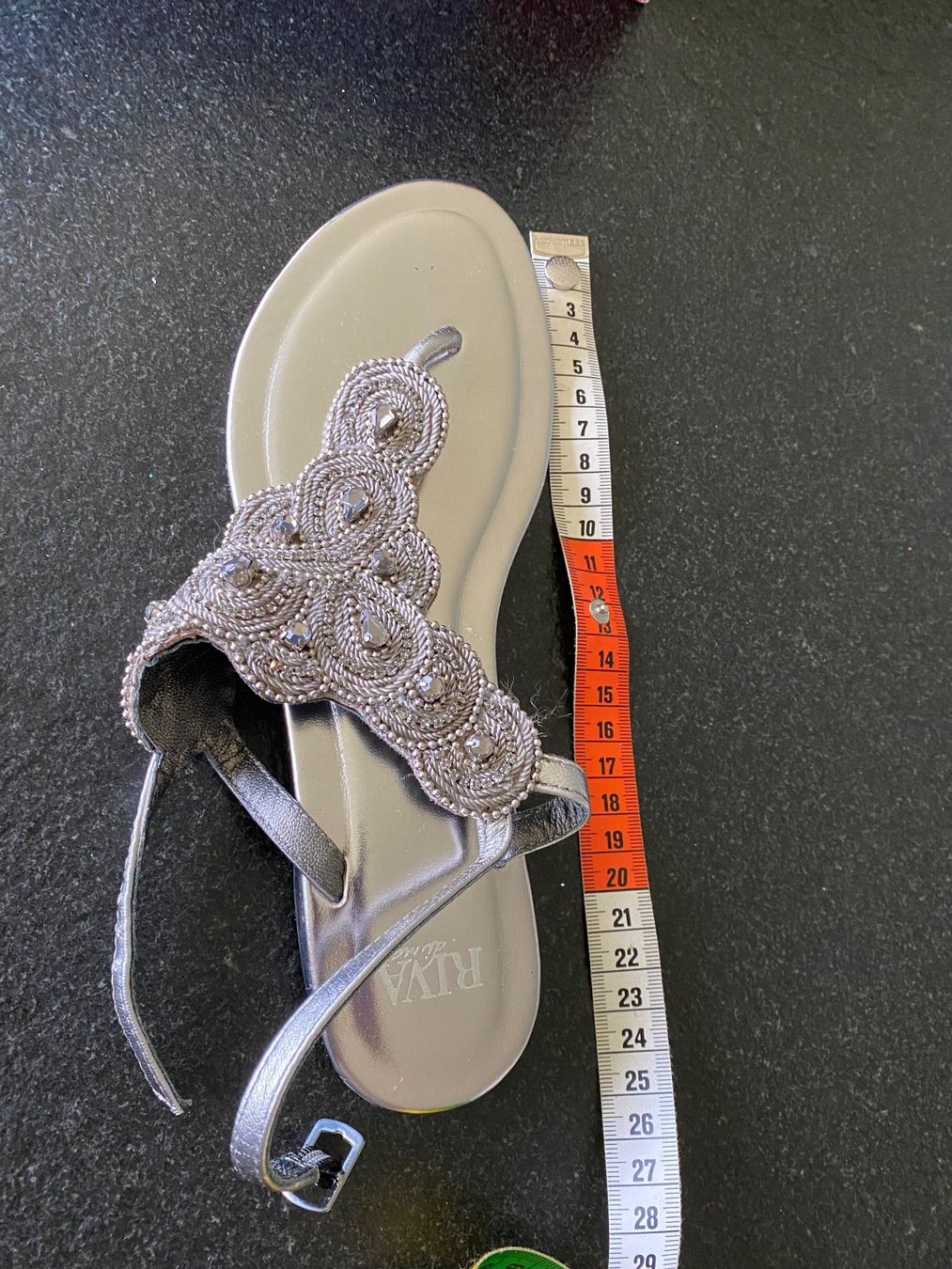 Scarpe da donna: Zehensandale Leder silber – Nuovo (secondo la descrizione) da Freidorf TG venduto da sito75 6