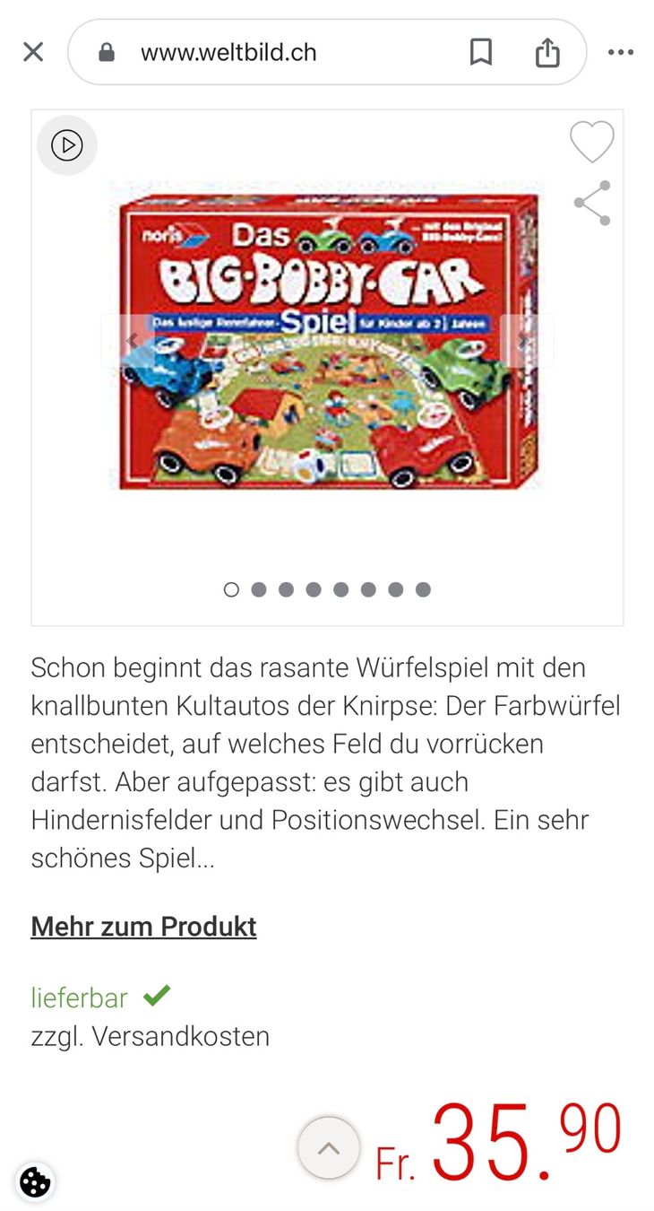 Giochi: Bobby Car Spiel – Usato da Dittingen venduto da Estrella46 4