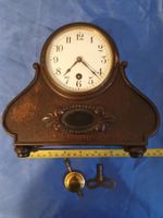 Uhr Kaminuhr Pendeluhr Jugendstil Holz Antik Standuhr