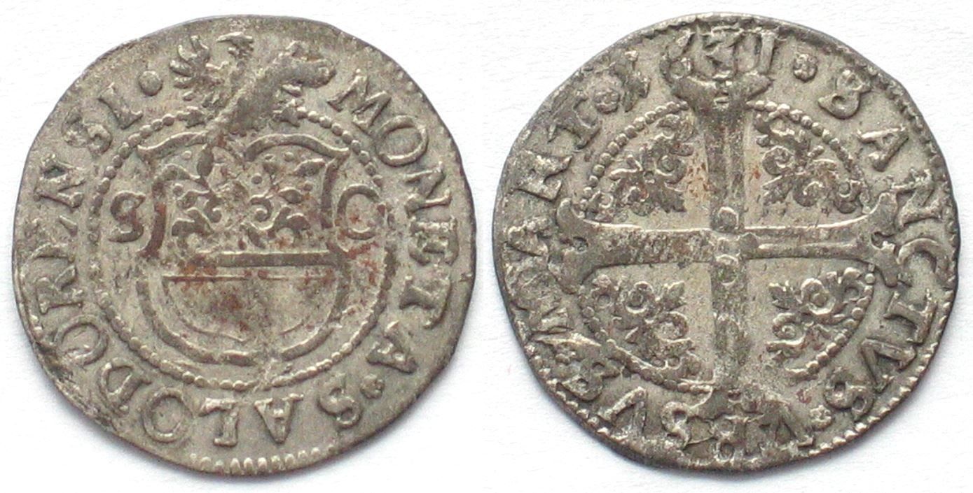 Tutti le monete: SOLOTHURN Batzen 1631 Billon ERHALTUNG! – Usato da Riehen venduto da sesambestcoins2004
