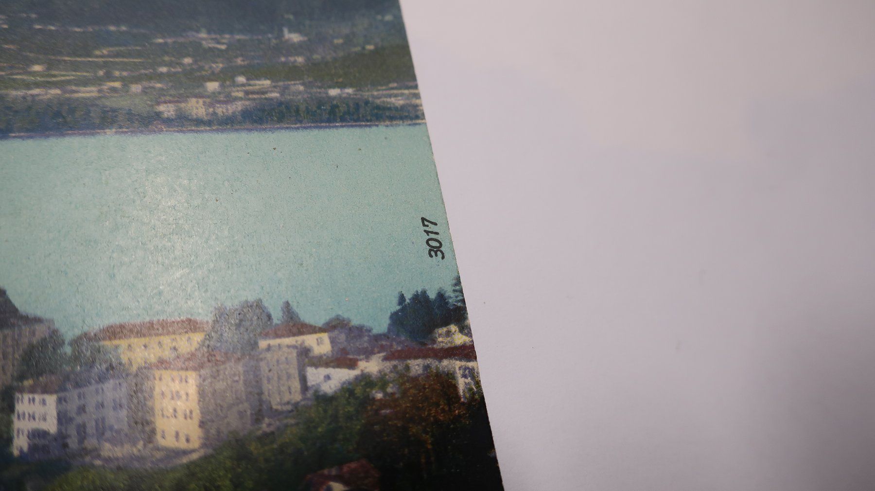 Cartoline postali: Saluti da Lugano  Panorama  N° 3017 – Usato da Cormoret venduto da Pascalll2001 2