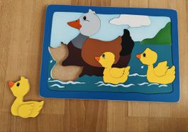 Puzzle für Kinder- Enten