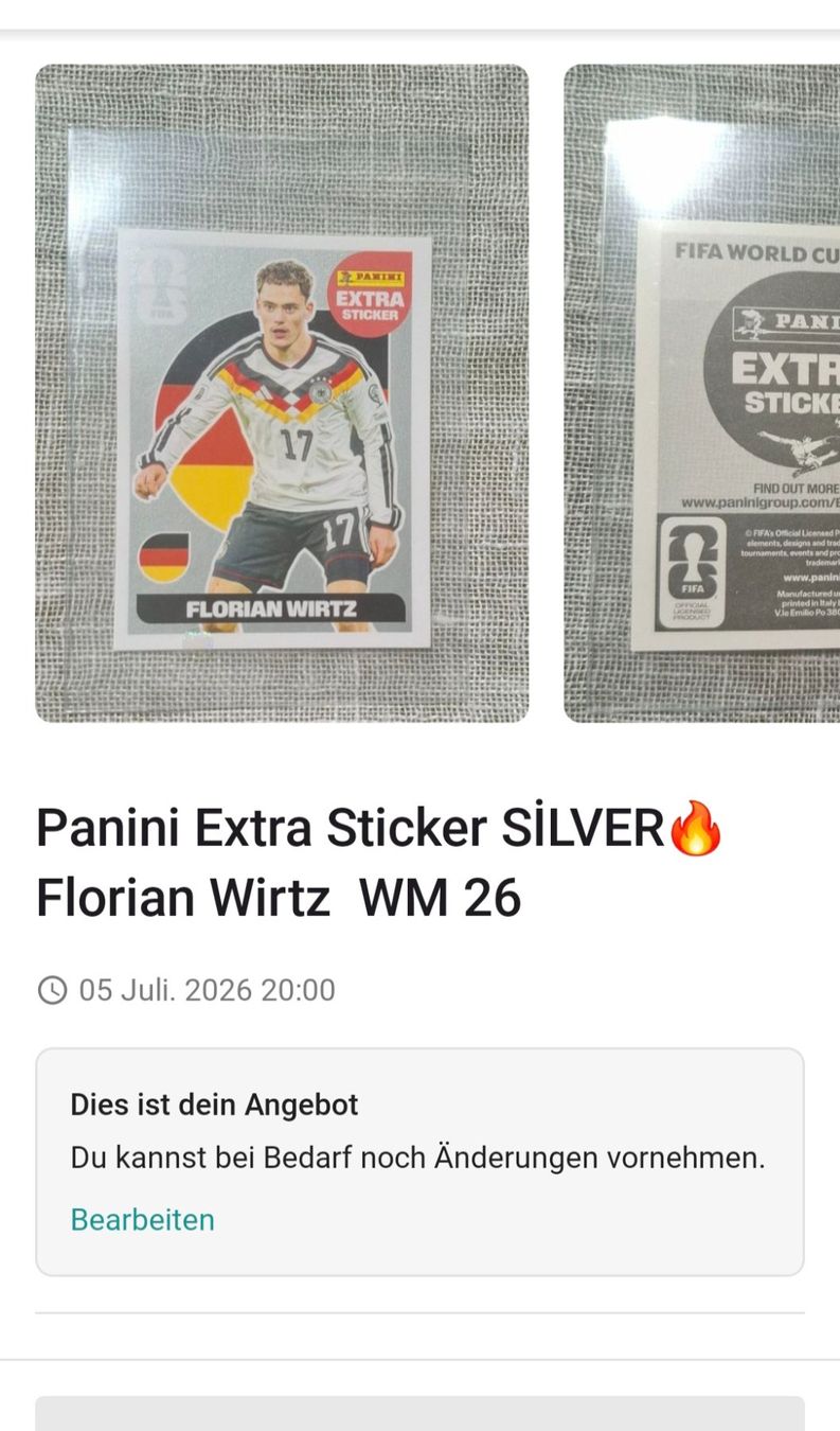 Panini Cartes à collectionner: EXTRA SET – Neuf avec emballage d'origine à Schliern b. Köniz par ahmetugurtokalii 2