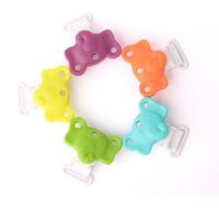 clip aus Silikon 53mm Elefant grün