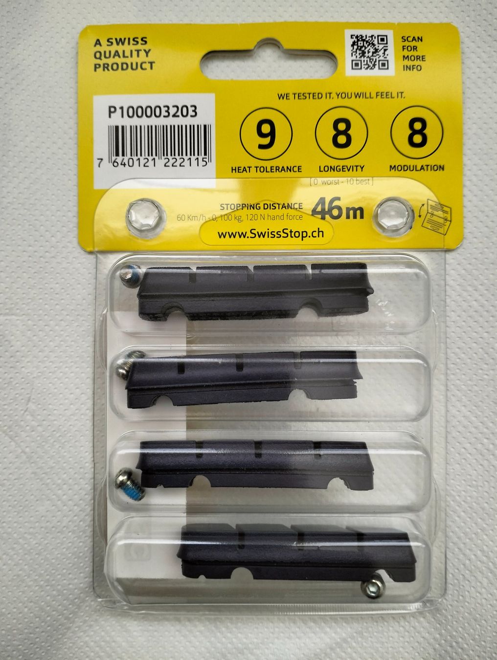 Swiss Ersatzteile: SwissStop FlashPro Shimano/SRAM Road Alu Pack à 2 Paar BXP – Neu und originalverpackt aus Uster von KarlZH 1