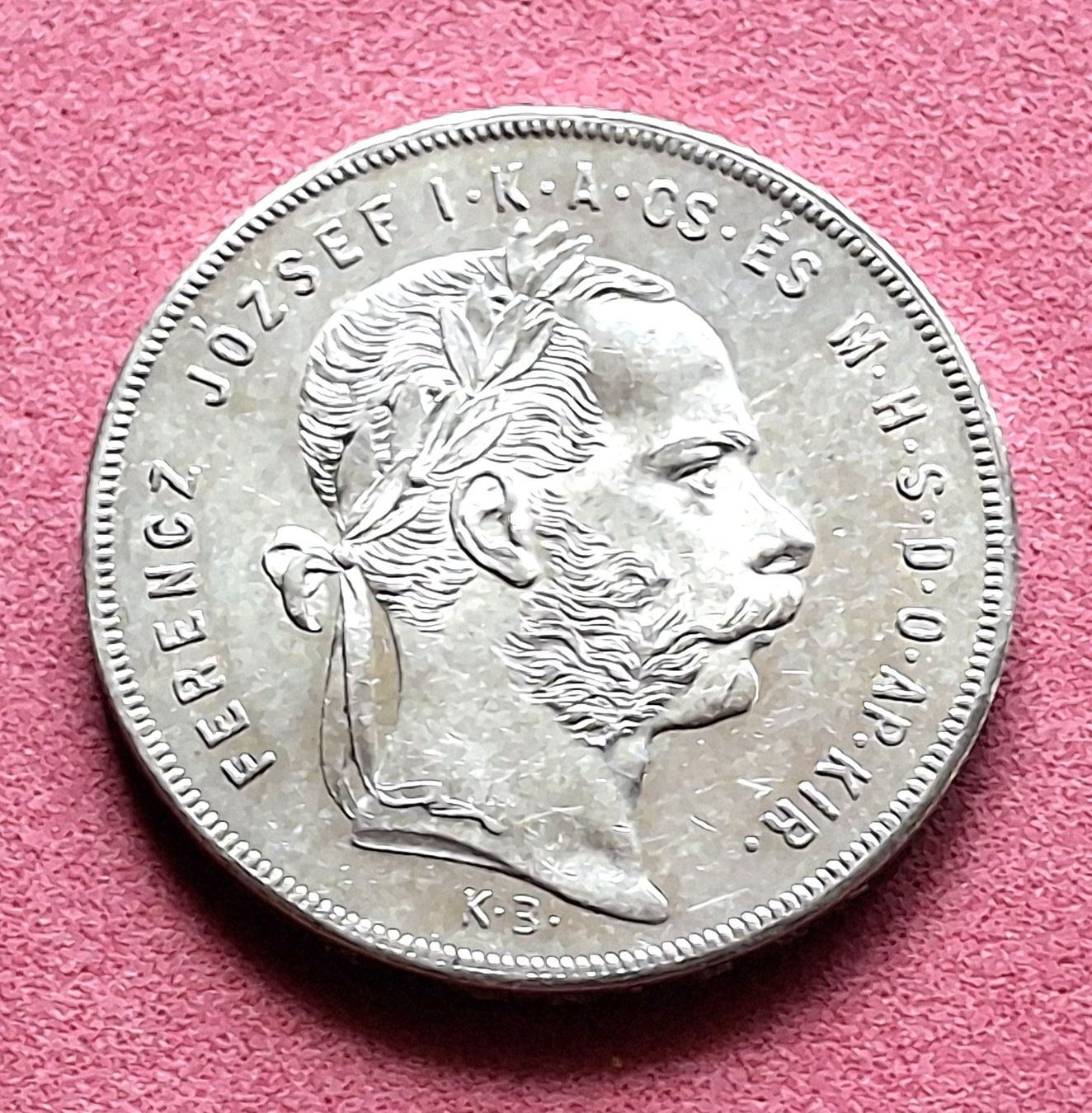 Alle Münzen: UNGARN - 1 FORINTH - 1872 K.B. – Gebraucht aus Boniswil von dpd4coins