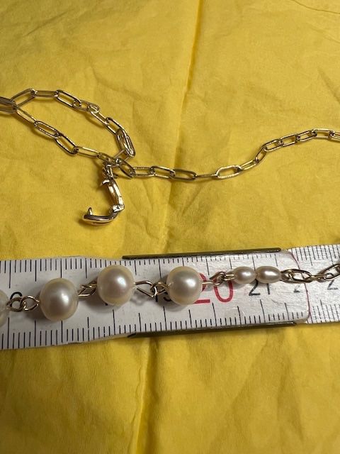 Catenine: Super schöne Perlenkette - vergoldete – Usato da Neerach venduto da romiping 4