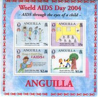 Block "Kampf gegen AIDS". Anguilla