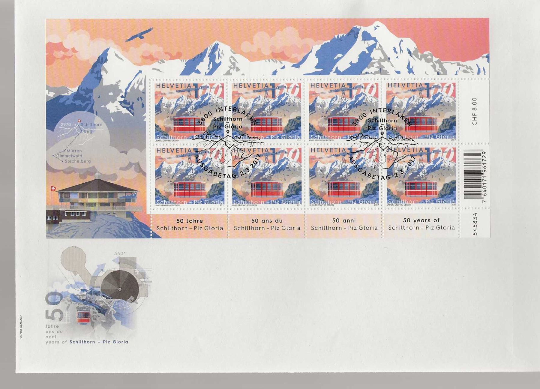 Buste & buste per spedizione: enveloppe 2 FDC 1618 et 1619 – Usato da Sorvilier venduto da carose01 1