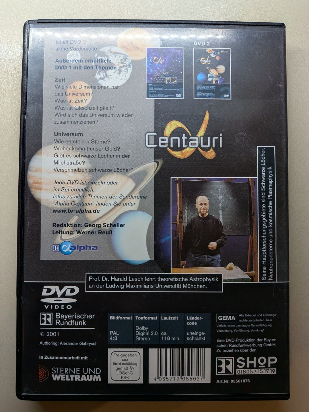 Tutti i DVDs: "Alpha Centauri 2" mit Prof. Dr. Harald Lesch [DVD] – Usato da Port venduto da gecotom 1