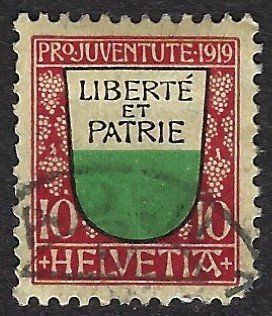 Tutti i francobolli: Satz Pro Juventute 1919, gestempelt – Usato da Luzern venduto da Einh0rn 1