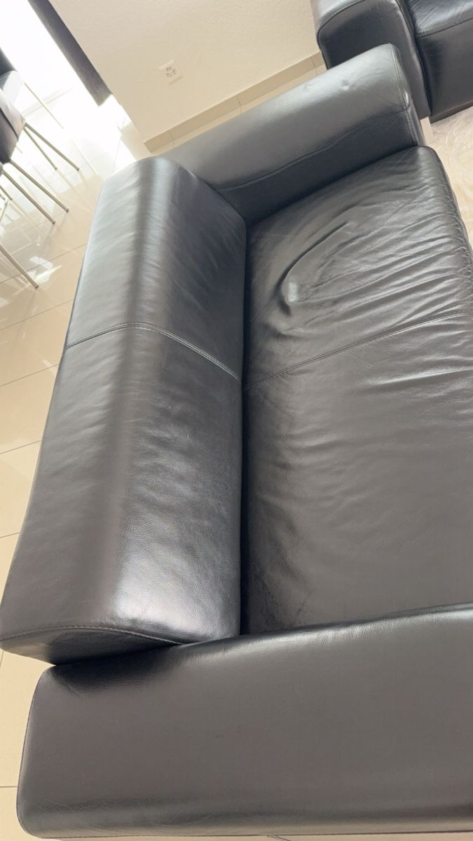 Sofas: Echte Leder Sofas von Möbel Ferrari – 2er & 3er Sofa – Gebraucht aus Winkel von Mehmetekenn7 2