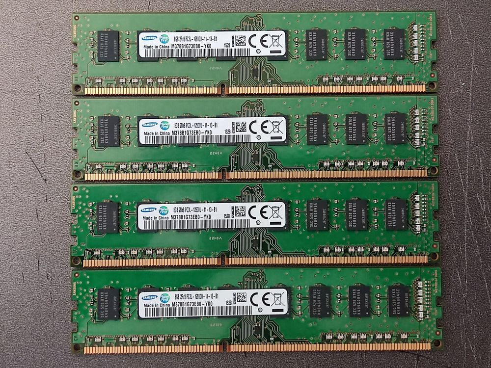 32 GB Samsung DDR3 1600 MHz 12800U RAM Kit | Kaufen auf Ricardo
