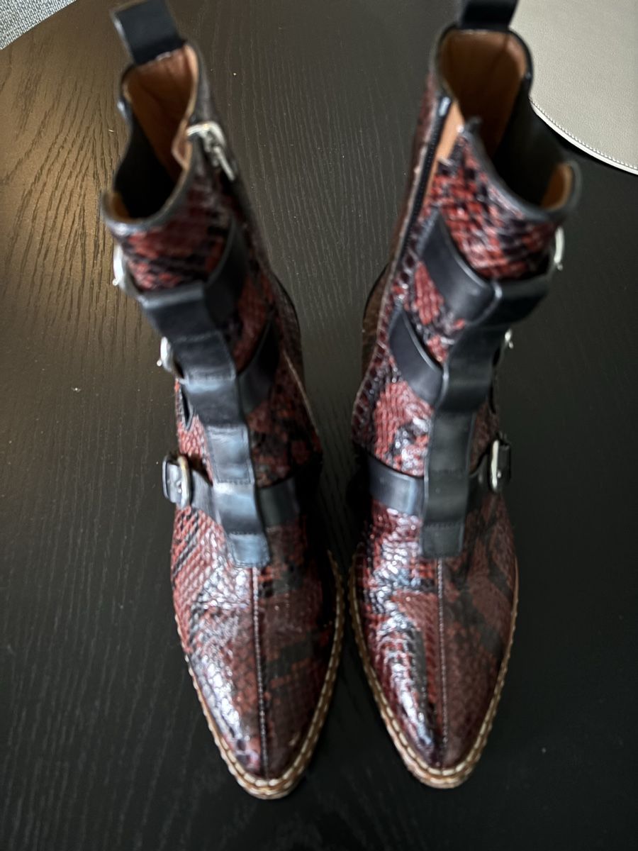 Scarpe da donna: Etro Kroko Stiefelte – Nuovo (secondo la descrizione) da Erlenbach ZH venduto da sanselotte