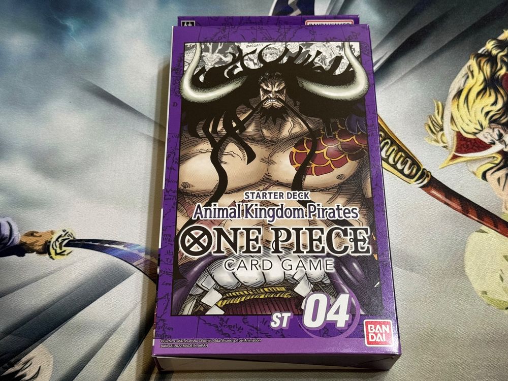 One Piece Card Game Starter Deck Animal Kingdom Pirate ST 04 Neu Und 