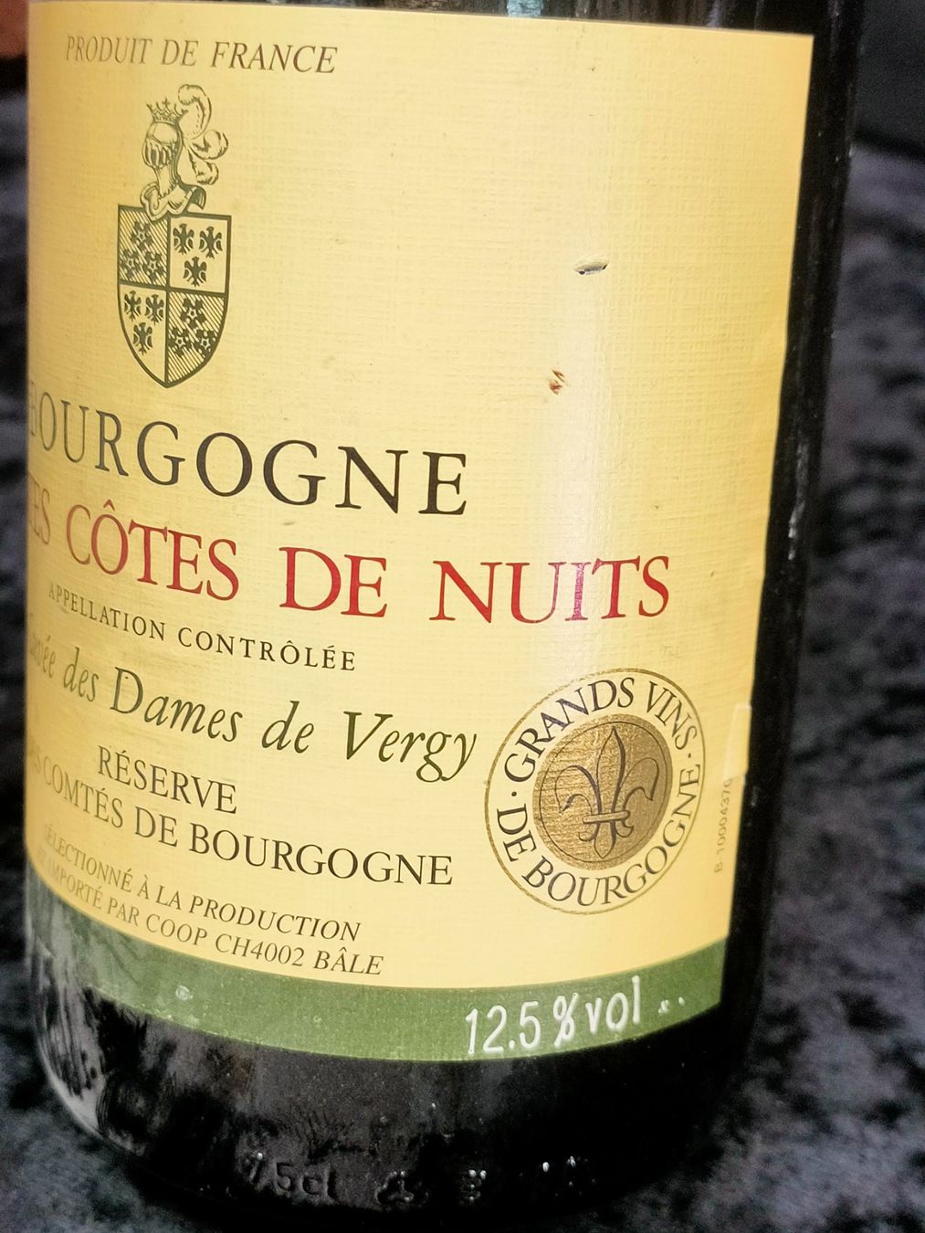Vino: BOURGOGNE HAUTES CÔTES DE NUITS 2001 – Usato da Genève venduto da Leboucheoreilles 4