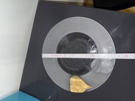 Servierplatte/Teller aus Glas 