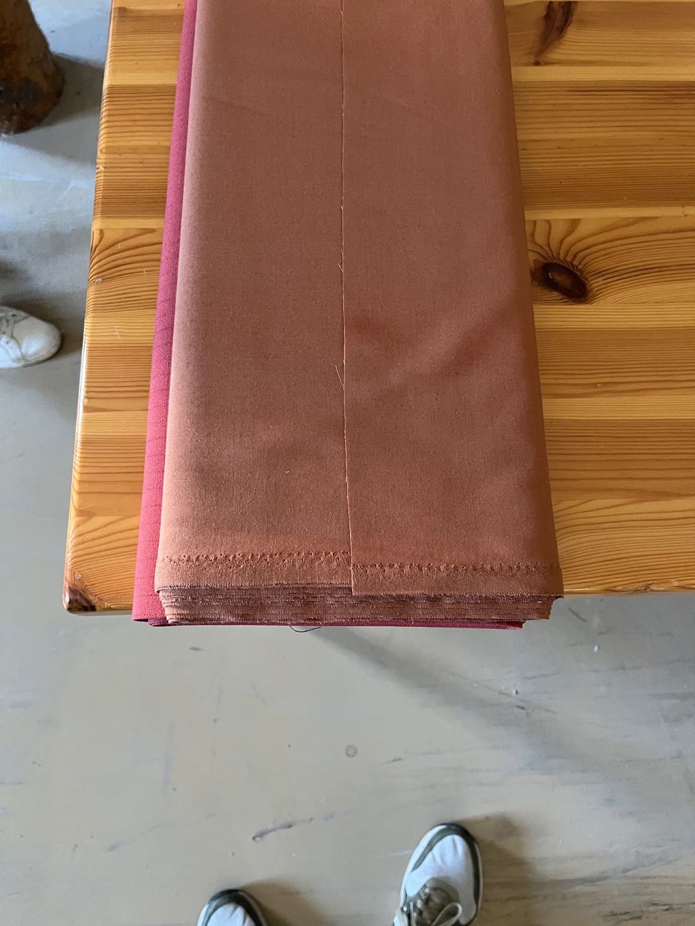 Tessuti: Stoff, Meterware, Textil, Rot, Mischgewebe, Lot – Usato da Netstal venduto da spaltflo01 5