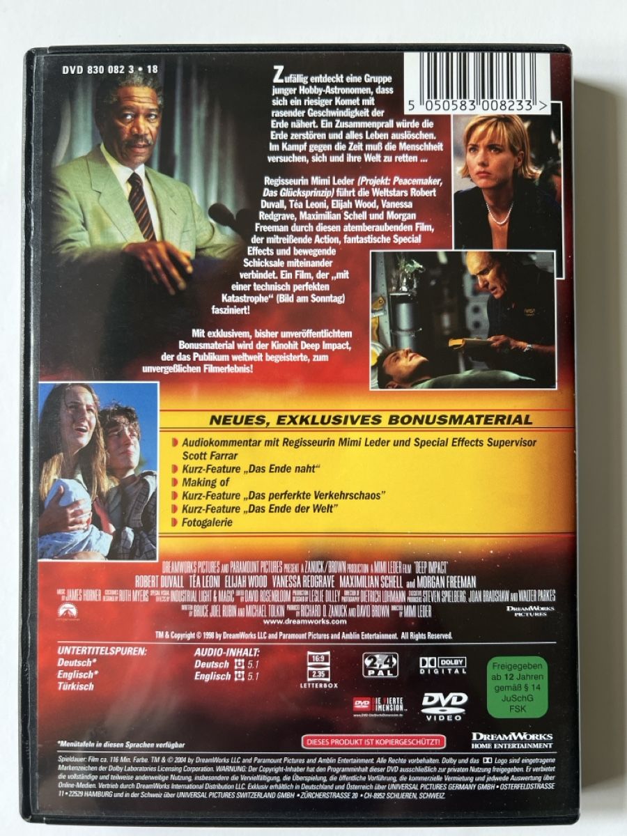 Tutti i DVDs: Deep Inpact Special Edition  – Usato da Luzern venduto da nochnichtaltpapier 1