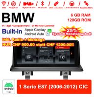 10.25 Zoll Android 13 Autoradio Für BMW 1er E87 CIC+ Montage