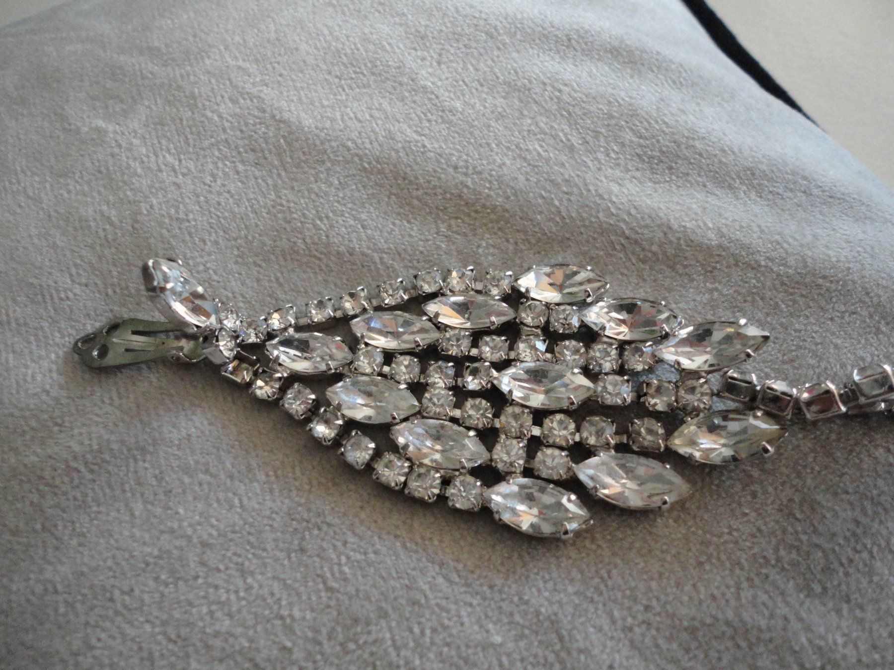 Orecchini pendenti & Orecchini a lobo: Vintage Strass Ohrringe – Usato da Bonstetten venduto da nat_tv99 2