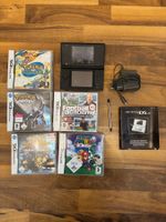 Nintendo DS Lite Schwarz + 6 Spiele
