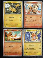 – Pikachu, Raichu, Charmander & Arcanine EN – 4 Karten ab1.-