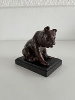 Bär aus Metall / braun lackiert