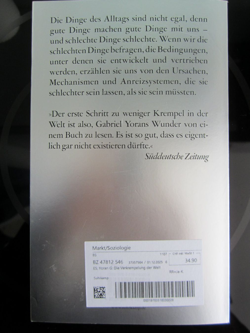 Bücher: Die Verkrempelung der Welt – Neu (gemäss Beschreibung) aus Kehrsatz von Kamikaze0 1