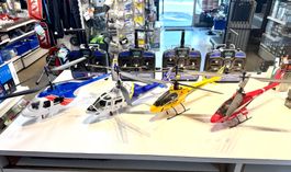 Lot de 4 hélicoptères radiocommandés Blade CX2 E-flite
