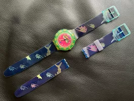 Swatch Scuba 200 Happy Fish SDN101 1991 Top Zustand