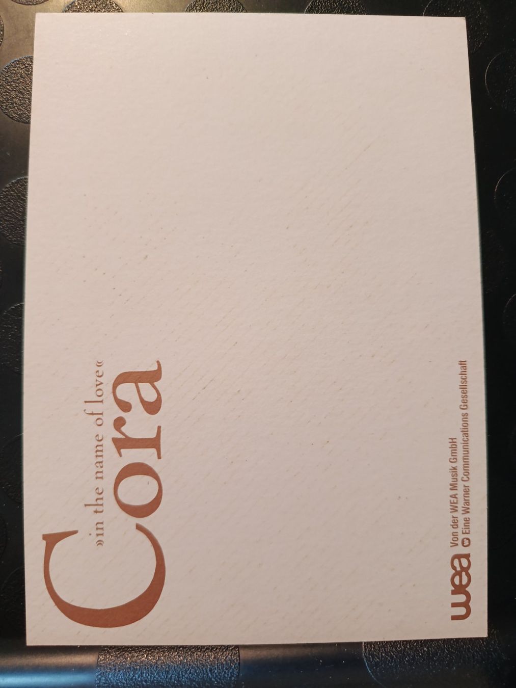 Autographes: Cora - Handsignierte alte Autogrammkarte – D'occasion à Menziken par Artographs 1