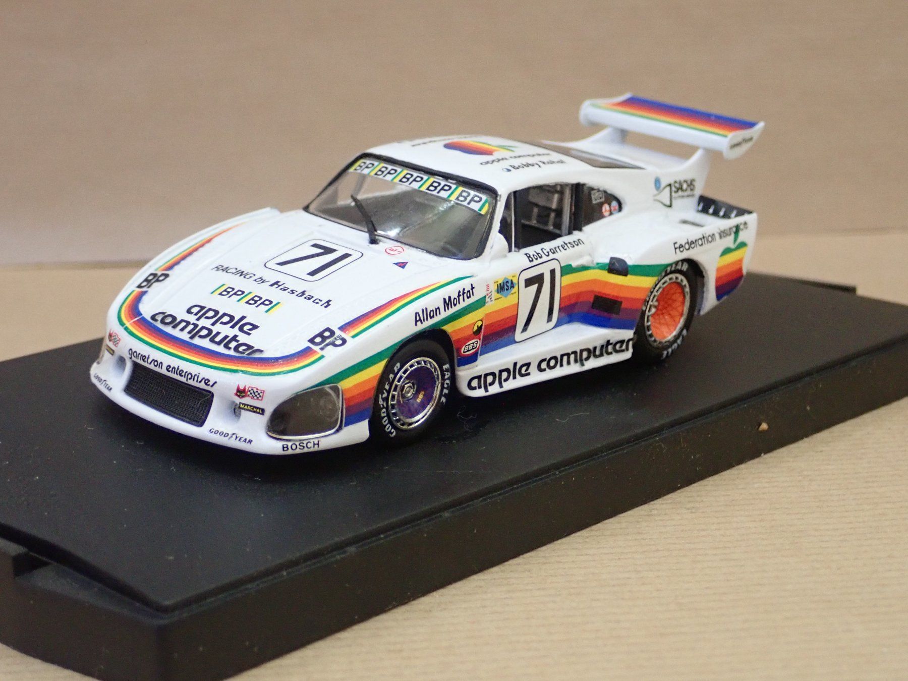 Porsche Modellautos: Porsche Kremmer K3 Apple Computer Le Mans 1980 - Quartzo – Neu (gemäss Beschreibung) aus Winterthur von 602ccm 1