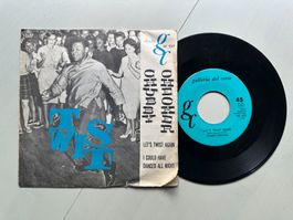 CHUBBY CHECKER rare Kult Single Let's twist again Top Hit