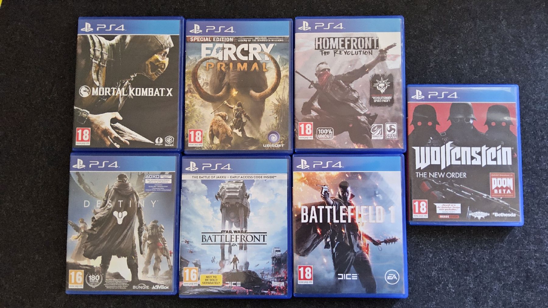 Jeux: Action & Shooter PS4 Bundle (7 Spiele) – D'occasion à Boll par YD3067