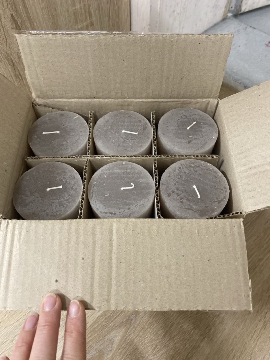 Candele: Kerzen Grey 70/130 – Nuovo e nell'imballaggio originale da Richterswil venduto da Patschiva 2
