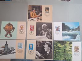7 offizielle MK der PTT 1981-86