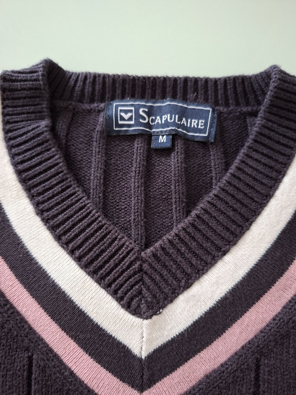 Maglioni & Felpe: Pull Scapulaire marine à torsades, taille M,  – Usato da Renens VD venduto da ser_j2fn 4