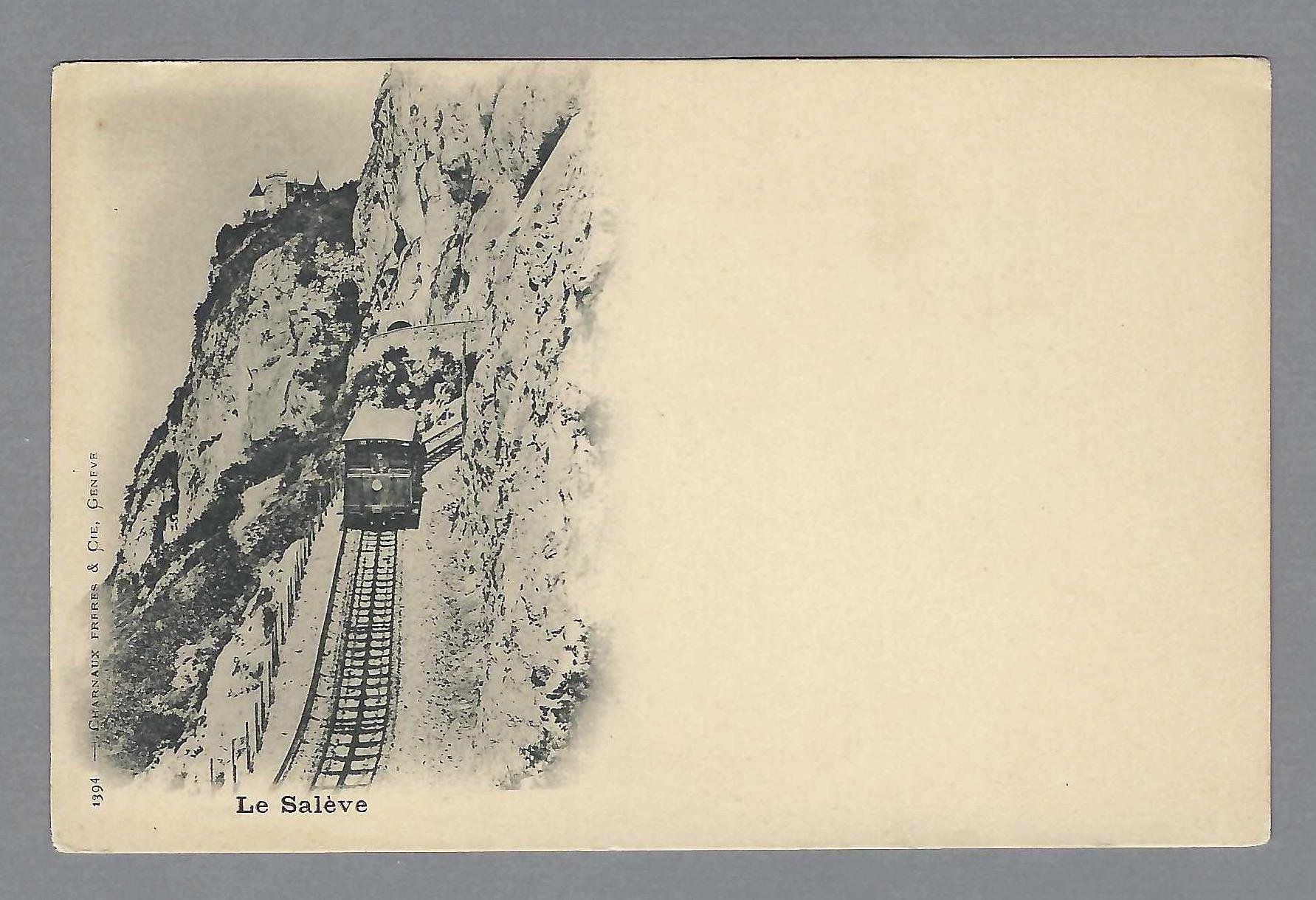 Cartoline postali: LE SALÈVE, TRAIN, * – Usato da Pura venduto da ulisse1957