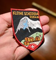 VINTAGE Badge KLEINE SCHEIDEGG nos ST. GALLER STICKEREI